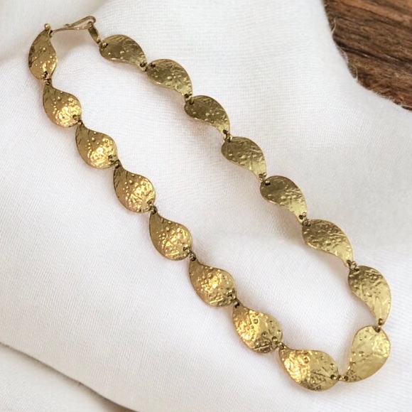 Anne Dick Jewelry - Anne Dick Artisan Sculptural Leaf Necklace